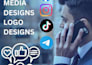 design social media logo